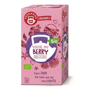 TEEKANNE ORGANICS BIO YOU´RE MY BERRY ovocno-bylinný čaj, maliny a brusnice 20x2,25 g (45 g) obrázok