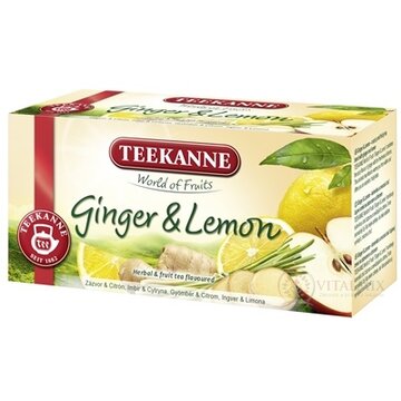 TEEKANNE WOF GINGER & LEMON ovocno-bylinný čaj 20x1,75 g (35 g) obrázok