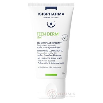 TEEN DERM Gel exfoliačný čistiaci gél 1x150 ml obrázok