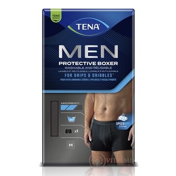 TENA Men Protective Boxer M pánske pracie inkontinenčné boxerky 1x1 ks obrázok