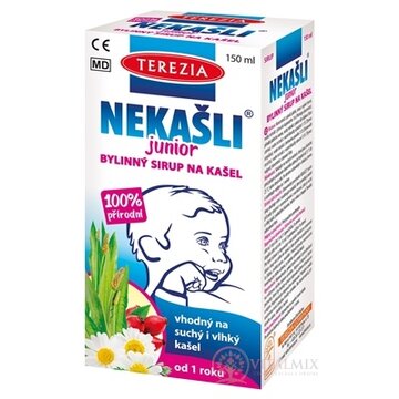 TEREZIA NEKAŠLI JUNIOR bylinný sirup na kašeľ 1x150 ml obrázok