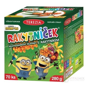 TEREZIA RAKYTNÍČEK multivit.želatínky s rakytníkom MIMONI 1x70 ks obrázok