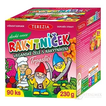 TEREZIA RAKYTNÍČEK vegánske želé Trpaslíci príchuť divoké ovocie 1x90 ks obrázok