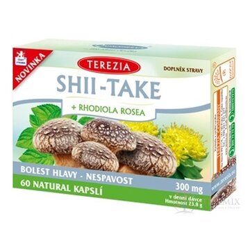 TEREZIA SHII-TAKE + RHODIOLA ROSEA cps 1x60 ks obrázok