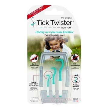 TICK TWISTER HÁČIKY NA VYBERANIE KLIEŠŤOV rôzne veľkosti 1x3 ks obrázok