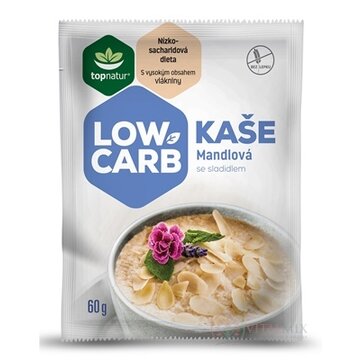 topnatur LOW CARB KAŠA Mandľová instantná zmes 1x60 g obrázok
