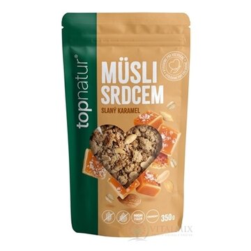topnatur Müsli srdcom Slaný karamel 1x350 g obrázok