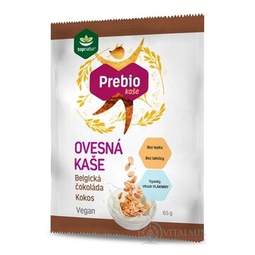 topnatur Prebio OVSENÁ KAŠA Belg. čokoláda Kokos instantná zmes 1x65 g obrázok