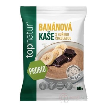 topnatur Probio KAŠA Banán s čokoládou instantná ryžová kaša 1x60 g obrázok