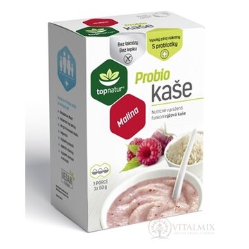topnatur Probio KAŠA Malina ryžová kaša 3x60 g (180 g) obrázok