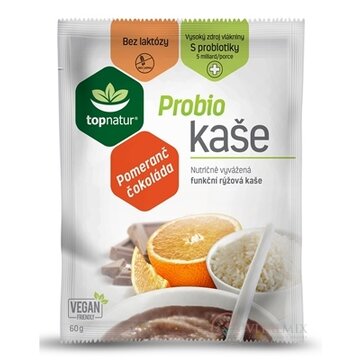 topnatur Probio KAŠA Pomaranč čokoláda instantná ryžová kaša 1x60 g obrázok