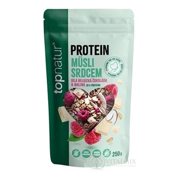 topnatur PROTEIN Müsli srdcom B. Čokoláda & Malina 1x250 g obrázok