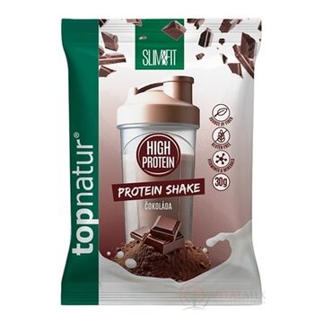 topnatur SLIM&FIT PROTEIN SHAKE Čokoláda prášok 1x30 g obrázok