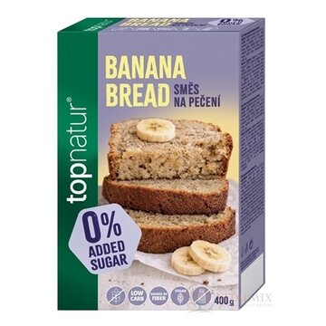 topnatur Zmes na pečenie BANANA BREAD no Added Sugar, bezgluténová 1x400 g obrázok