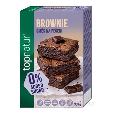 topnatur Zmes na pečenie BROWNIE no Added Sugar, bezgluténová 1x300 g obrázok