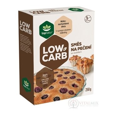 topnatur ZMES NA PEČENIE LOW CARB bezgluténová, s obsahom vlákniny 1x250 g obrázok
