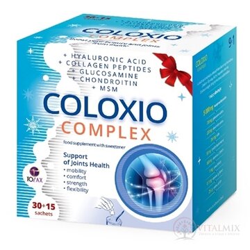 Tozax Coloxio Complex Vianočné balenie prášok vo vrecúškach (á 5g) 30+15 (45 ks) obrázok
