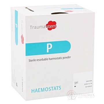 Traumastem P prášok hemostatický vstrebateľný 1x3 g obrázok