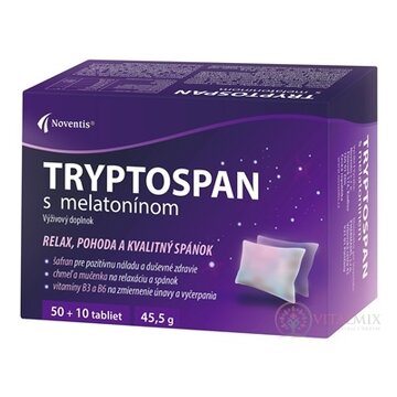 TRYPTOSPAN s melatonínom tbl (50+10 zadarmo) 1x60 ks obrázok