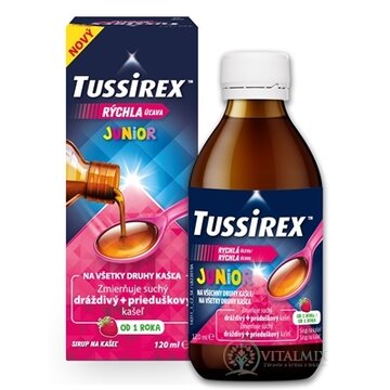 TUSSIREX JUNIOR sirup 1x120 ml obrázok