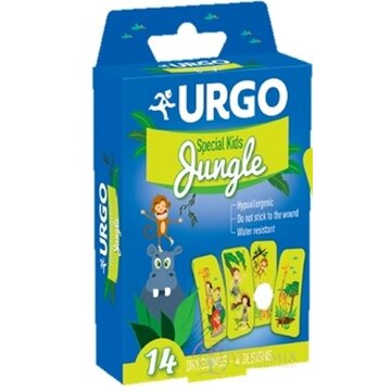 URGO Special Kids JUNGLE detské náplasti, 4 motívy, 1x14 ks obrázok