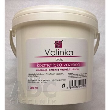 Valinka biela kozmetická vazelína 1x1000 ml obrázok