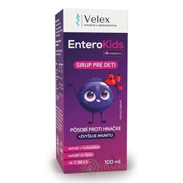 Velex EnteroKids sirup, pre deti od 6 mesiacov 1x100 ml obrázok
