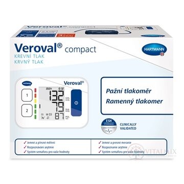 Veroval compact BPU22 tlakomer digitálny ramenný s univerzálnou manžetou (22-42 cm) 1x1 ks obrázok
