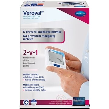 Veroval EKG a KRVNÝ TLAK prístroj 2v1 ramenný s manžetou (22-42 cm) 1x1 ks obrázok