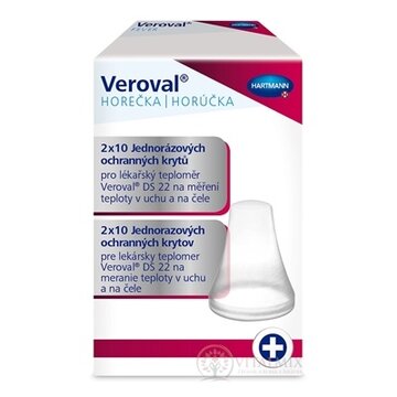 Veroval Jednorázové kryty pre dotykový IČ teplomer 2x10 ks (20 ks) obrázok