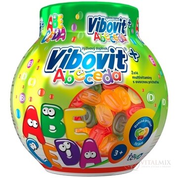 VIBOVIT+ ABECEDA želé multivitamíny s ovocnou príchuťou (inov. 2024) 1x200 g obrázok