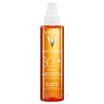 VICHY CAPITAL SOLEIL INVISIBLE OIL SPF30 neviditeľný opaľovací olej s ochranným faktorom 1x200 ml obrázok