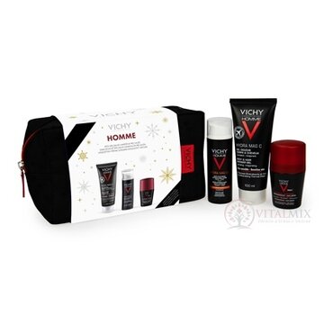 VICHY HOMME XMAS 2024 hydratačný krém 50 ml + sprchový gél 100 ml + roll-on antiperspirant 50 ml, 1x1 set obrázok