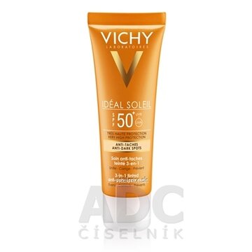 VICHY IDÉAL SOLEIL ANTI-DARK SPOTS SPF 50+ krém proti tmavým škvrnám (M9740020) 1x50 ml obrázok