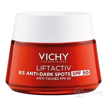 VICHY LIFTACTIV B3 ANTI-DARK SPOTS SPF 50 krém proti pigmentovým škvrnám a vráskam s ochranným faktorom, 1x50 ml obrázok