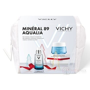VICHY MINERAL 89 AQUALIA XMAS 2022 booster 50 ml + denný krém 50 ml, 1x1 set obrázok