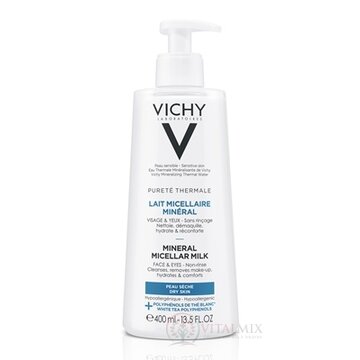 VICHY PURETE THERMALE MINERAL Micelárne mlieko dry skin 1x400 ml obrázok