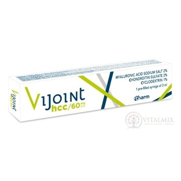 VIJOINT HCC 60 mg/3 ml roztok hyaluronátu sodného, chondroitín sulfátu a cyklodextrínu v predplnenej striekačke, 1x3 ml obrázok