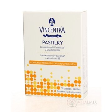VINCENTKA PASTILKY OVOCNÉ 1x18 ks obrázok