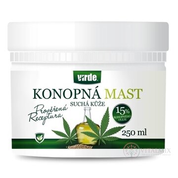 VIRDE KONOPNÁ MASŤ suchá pokožka 1x250 ml obrázok