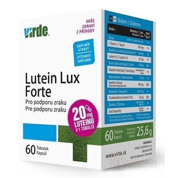 VIRDE LUTEIN LUX Forte cps 1x60 ks obrázok