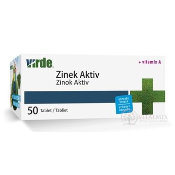 VIRDE ZINOK AKTIV + VITAMÍN A tbl 1x50 ks obrázok