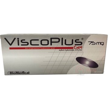 ViscoPlus Gel 2,5% hyaluronát sodný v injekčnej striekačke, viskoelastický intraartikulárny roztok 1x3 ml obrázok