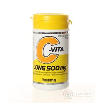 Vitabalans C-VITA long 500 mg tbl 1x90 ks obrázok