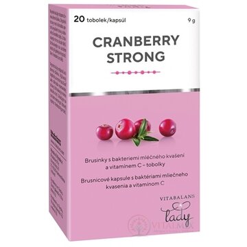 Vitabalans Cranberry Strong cps 1x20 ks obrázok