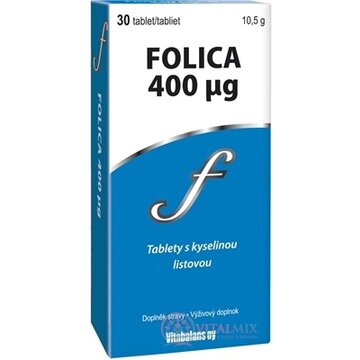 Vitabalans FOLICA 400 µg tbl 1x30 ks obrázok