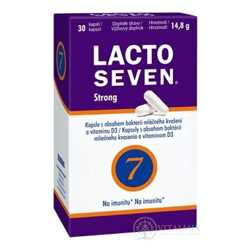 Vitabalans LACTOSEVEN Strong cps 1x30 ks obrázok