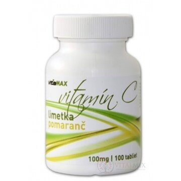 VITAMAX VITAMIN C 100MG POMARANČ-LIMETKA tbl 1x100 ks obrázok