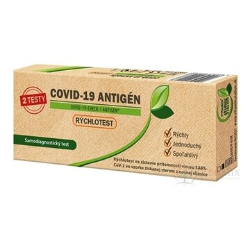 VITAMIN STATION Rýchlotest COVID-19 ANTIGÉN CHEK-1 na samotestovanie sterom z nosovej sliznice, 1x2 ks obrázok
