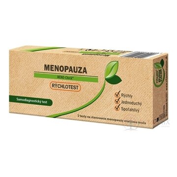 VITAMIN STATION Rýchlotest MENOPAUZA MENO-CHeck samodiagnostický test z moču, 1x2 ks obrázok